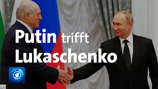 Russland und Belarus: Putin und Lukaschenko beraten "Unionsstaat"