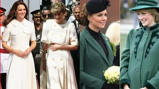 Kate Middleton Vs Lady Diana Twining Moments