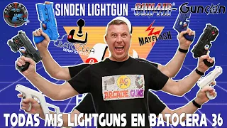 Pruebo todas mis light guns en Batocera 36