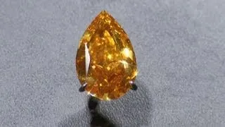 Biggest orange diamond up for sale