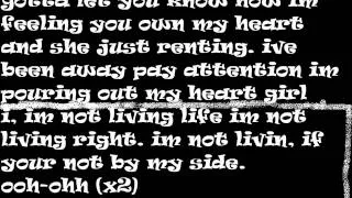 nicki minaj ft. chris brown right by my side clean lyrics