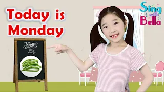 Today is Monday with Actions and Lyrics | Days of the week and food | Sing with Bella