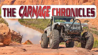 Ford Broncos Getting Tippy at Devil's Crack On Moab Rim Trail // The Carnage Chronicles EP 4