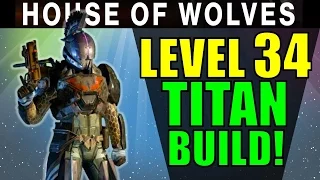 Destiny Level 34 Defender Titan Build for PvE in House of Wolves! | Prison Of Elders Tips & Tricks!