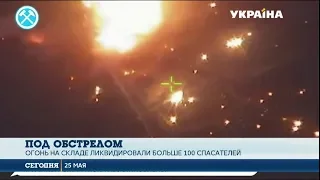 В прифронтовой Старой Николаевке разрываются снаряды