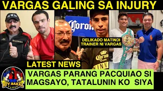 Rey Vargas: Parang Pacquiao Si Magsayo Kaya Kong Talunin / Donie Nietes Update Sa Laban