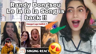 Randy Dongseu is finally back singing 'Le La Le La' song | Best #Ometv singing reactions