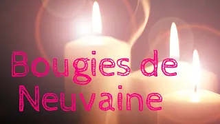 Les bougies de neuvaines