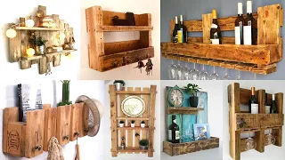 120+ Pallet Wood Wall shelves / Organizer / Storage Ideas