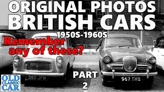 British cars of the 1950s - 1960s Pt2 | Original photographs of old cars & other vehicles in use