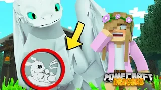 OUR LIGHT FURY DRAGON IS PREGNANT | Minecraft DRAGONS w/ Little Kelly