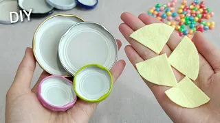 I make MANY and SELL them all! Super Genius Recycling Idea with Jar lids - Amazing trick