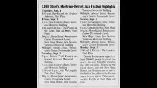 Sun Ra 9/1/1988 Montreux-Detroit Jazz Festival, Hart Plaza, Detroit, MI