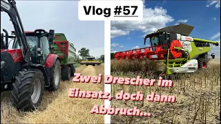 Claas Lexion 7700 Terra Trac + New Holland CR 9070 im Einsatz | Farmvlog #57