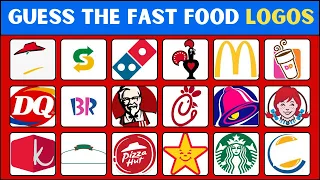 Ultimate logo challenge: Guess the fast food logos | Fast food logo quiz | Quizzy bee
