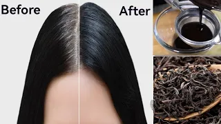 White Hair To Black Permanently At Home I White Hair Problem Solution I Natural Hair Dye