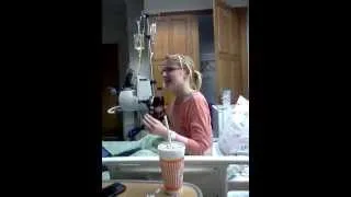 bethany sings and daddy dances in the hospital