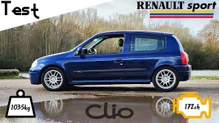 "Test" La plus légère donc la MEILLEURE 🇫🇷 "Renault Clio 2 RS de 2000"