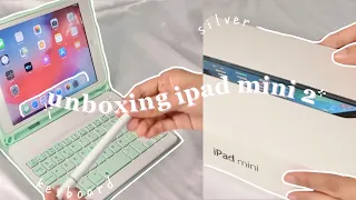 ipad mini 2 unboxing in 2021 🌸 plus accessories | budget ipad