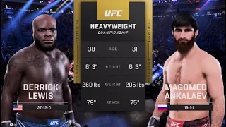 Derrick Lewis Vs Magomed Ankalaev Full UFC Fight