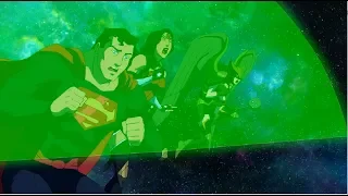 Guy Gardner save Superman, Wonder Woman &  HawkWoman -Young Justice