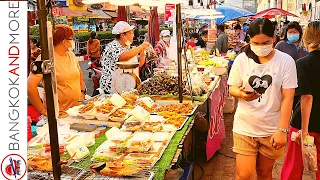 Thai STREET FOOD Heaven: Tour of Samrong Fresh Market in Bangkok