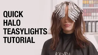 How to Do Quick Halo Teasylights for Lived-In Hair Color | GV Rapid Toning Tutorial | Kenra Color