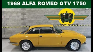 1969 Alfa Romeo GTV 1750  Yellow Ochre - Bring-A-Trailer Auction Preview