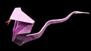 Easy Origami Paper Snake