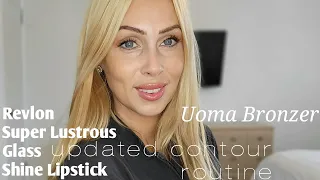 Revlon Super Lustrous Glass Shine Lipstick/Uoma beauty by Sharon Bronzer/updated contour