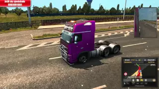 Euro Truck Simulator 2 - VOLVO FH16 testing travel 160-170 km/h #1