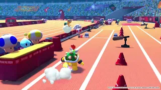 Mario and Sonic Tokyo 2020 triple jump world record. 20.364