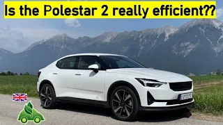 Polestar 2 single motor long range - real-life consumption test done by an eco-driving professional
