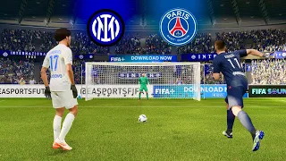 EAFC 24 Mod | PSG vs. Inter - Pre Season Friendly Match 23/24 Penalties | PC