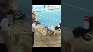 jumping #event track and field athlete #Florentina Iusco #short video beautiful female