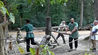 Guédelon - Comment construit on un château ? deuxième partie. Septembre 2023