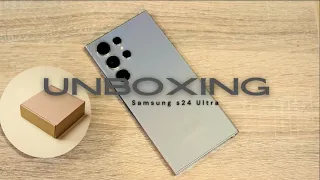 Samsung s24 Ultra Unboxing - ASMR