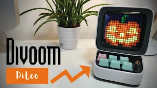 #DIVOOM DITOO | l'ENCEINTE PIXEL ART en forme de PC rétro !!! 🎃 💻 🎵