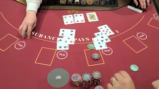 MY BEST BLACKJACK WIN In Las Vegas With $1K Hands!!