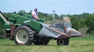 Want to Pick Ear Corn? Here's the Tractor Mounted Oliver Corn Picker You Need!