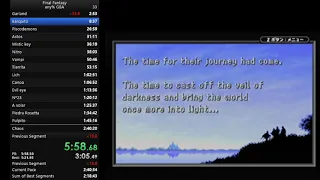 Final Fantasy 1 gba Speedrun New PB 2:36:11"