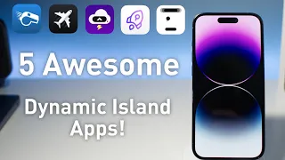 5 Awesome Dynamic Island Apps for iPhone 14 Pro!