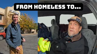 HE WENT FROM HOMELESS IN A VAN TO...