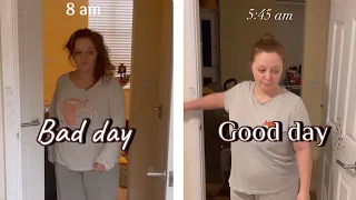 My morning routine: A good day vs a bad day!