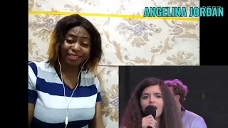 NASA'S  FIRST TIME REACTION TO ANGELINA JORDAN - DIAMONDS ARE FOREVER |  AM SPEECHLESS 🤔🤐🤐