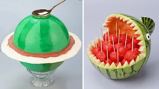 So Delicious Watermelon Cake Decorating Tutorials | Fun and Creative Cake Recipes For Every Occasion