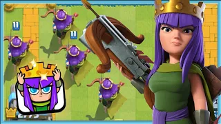 🏆 ХАЛЯВНОЕ ЭМОДЗИ И ИМБОВАЯ ЛУЧНИЦА! ИСПЫТАНИЕ С КОРОЛЕВОЙ ЛУЧНИЦ / Clash Royale