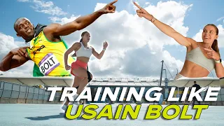 I Trained Like USAIN BOLT for the Day… (Worlds Fastest Man!)