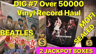 Dig #7 Vinyl Record Finds Jackpot Storage Unit Haul Over 50000 records. Beatles MOFI Sealed Rarities