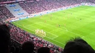 FC Bayern - Manchester United 09.04.2014 Evra Goal